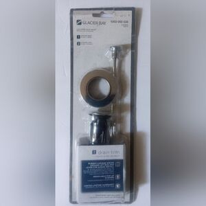 Glacier Bay Plastic Lavatory Drain Trim In Chrome Model 1000 055 635 New